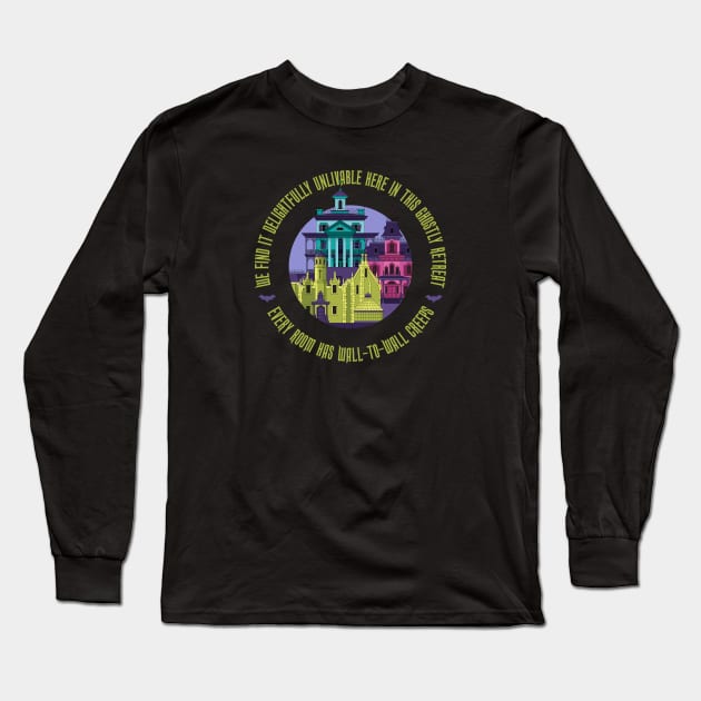 Happy Haunts Around the World Long Sleeve T-Shirt by MagicalMountains